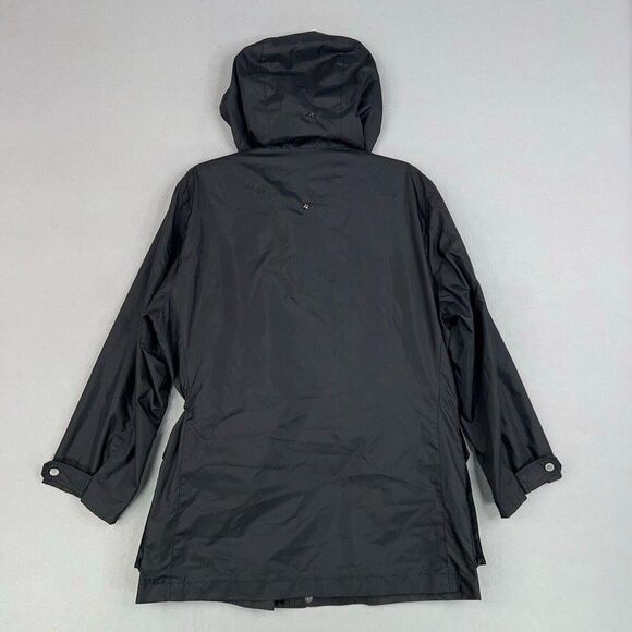 Luciano Barbera Jacket Womens 46 Black Hooded Chore IL FARO Luxury Performance - Picture 4 of 15